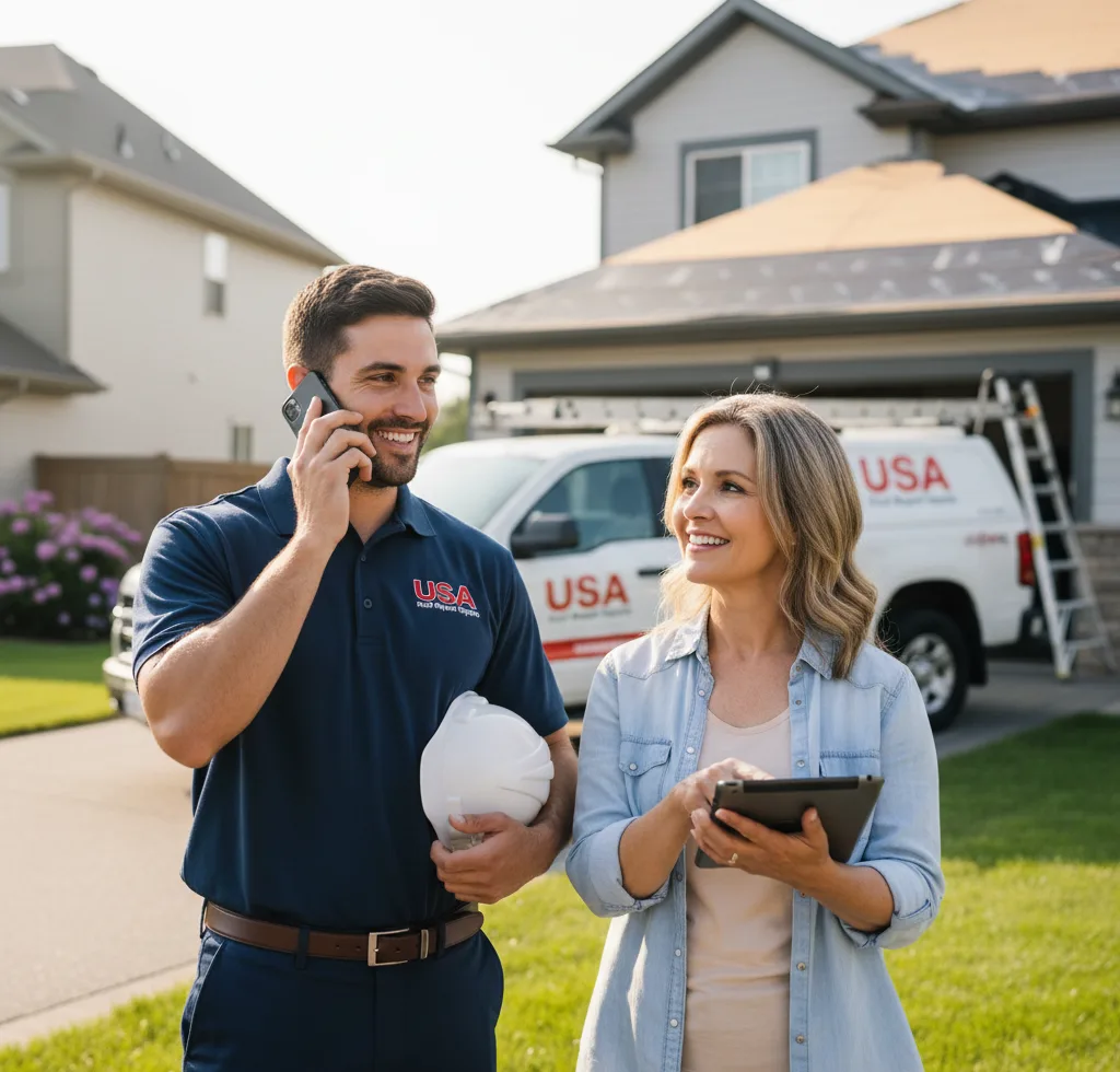 USA Roof Repair Experts customer support in Falmouth
